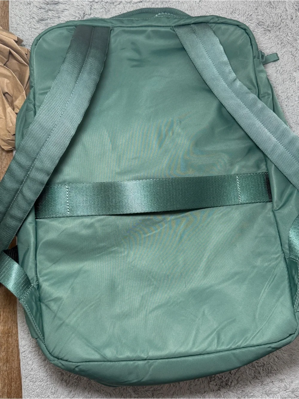 Lululemon Everyday Backpack 21L Ivy Grove Green Nylon Laptop Bag Used
